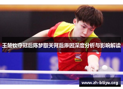 王楚钦夺冠后陈梦取关背后原因深度分析与影响解读 王楚钦夺冠后陈梦取关背后原因深度分析与影响解读